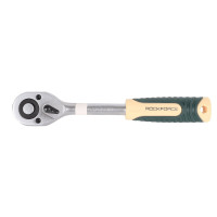 Трещотка 1/2", 45 зубов, с быстрым сбросом, матовый хром ROCKFORCE RF-80242W