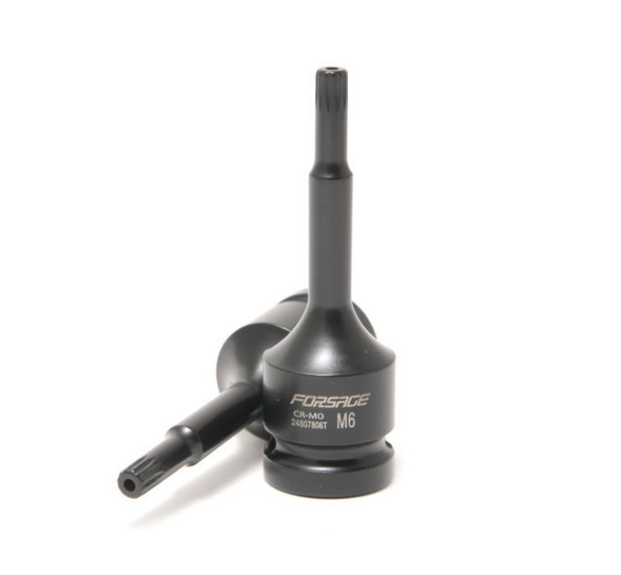 Головка 1/2" с насадкой Spline M8 с ударным отверстием Forsage F-24807808T