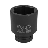 Головка ударная глубокая 1" 6-гранная 55мм ROCKFORCE RF-48510055