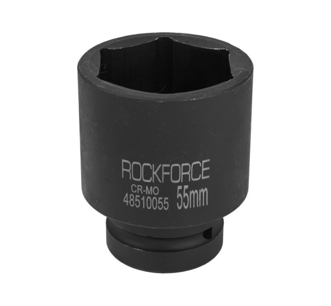 Головка ударная глубокая 1" 6-гранная 55мм ROCKFORCE RF-48510055