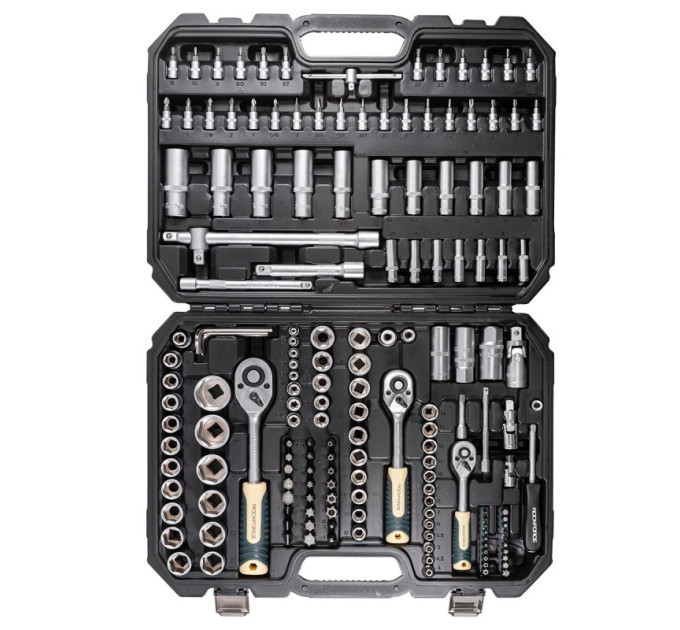 Набор инструментов 172пр. 1/2", 1/4", 3/8" (6гр.)(4-32мм) ROCKFORCE RF-41723-5