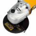 Аккумуляторная углошлифмашина JCB 18V с диаметром диска 115 мм и комплектом зарядного устройства 2.4A и 2 батареями 5.0Ah JCB-18AG-5BG-E