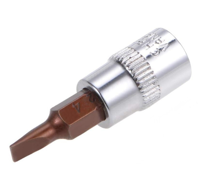 Головка 1/4" с насадкой Slotted SL4 Forsage F-3233204 Premium