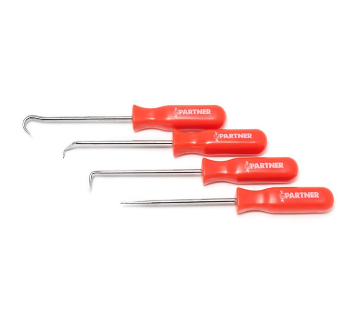 Съемник сальников (крючки) 4 предмета Partner PA-1074