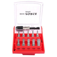 Набор бит 11пр. 1/4" Torx с битодержателем (T10, T15, T20, T25, T27, T30, T40, T7, T8, T9; L-25мм) ROCKFORCE RF-21113