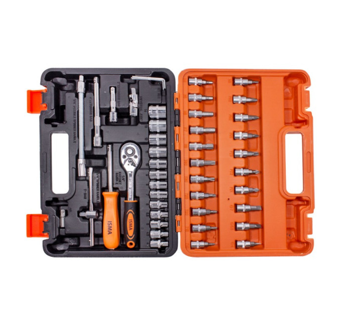Набір інструментів 46 предметів 1/4'' (6гр.) (4-14мм) IS-2462-5 EURO