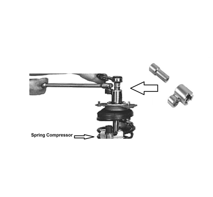 Ключ для передней стойки амортизатора (Volvo) HCB AUTO TOOLS A1381