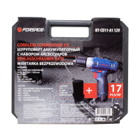 Шуруповерт аккумуляторный 12V,1.3Ah патрон 0,8-10мм Forsage F-BT-CD11-A1 12V