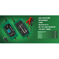 Автомобільний імпульсний зарядний пристрій (12В, 6А) ROCKFORCE RF-RJ-C120501A