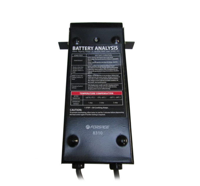 Тестер аккумуляторных батарей аналоговый (6V -12V, 100А) Forsage F-8310