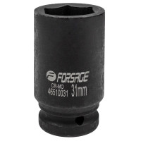 Головка ударная глубокая 3/4" 6гр. 31мм FORSAGE F-46510031