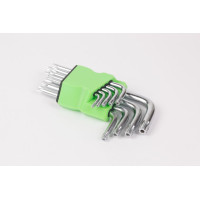 Набір ключів TORX Г-подібних, 9пр.(Т10,15,20,25,27,30,40,45,50) P010K