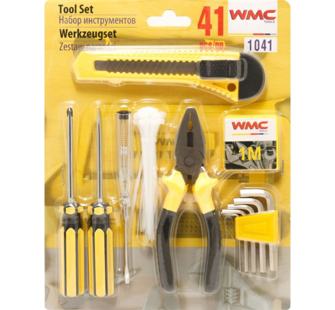 Набор инструментов 41 предмет WMC TOOLS 1041