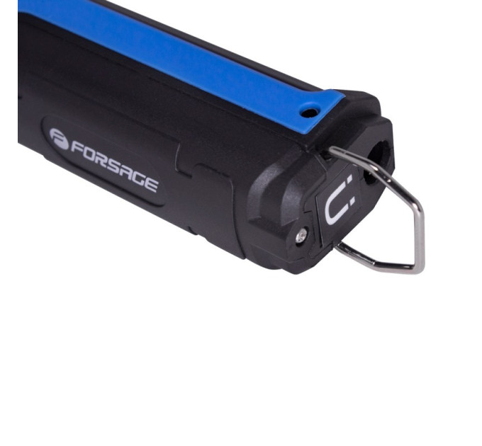 Фонарь светодиодный аккумулятор с магнитом (5W/3WCOB,150/360Lumen,3.7V,2000mAh,t зарядки 4ч,зарядка