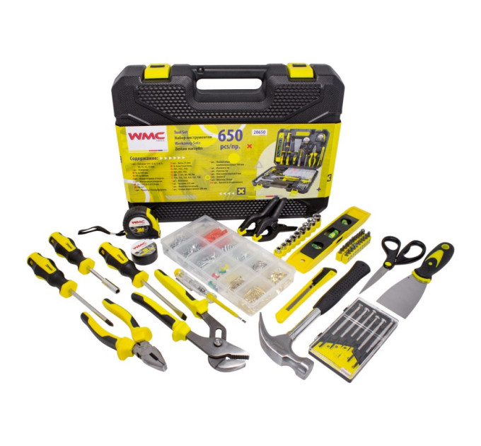 Набор инструментов 650пр. 1/4" (6гр.) WMC Tools WT-20650