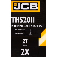 Подставка ремонтная с упорной пяткой 2т (h min 265mm, h max 365mm) JCB-TH52011