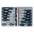 Набір викруток 14пр. (PH0;PH1x2,PH2x2,PH3,SL3;,3,5;4;,5,5x2мм;6,5x2;8) в лотку