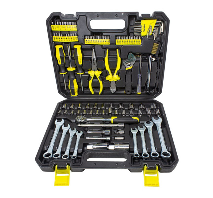 Набір інструментів 122пр. 1/4'' 3/8'' (6гр) (4-19мм) WMC TOOLS WT-30122