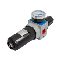 Фільтр-регулятор з індикатором тиску 1/4 '' (0-10bar) профі PARTNER PA-EW4000-02