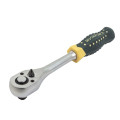 Тріскачка 1/2" (48 зуб.) посилена з прогумованим руків'ям ROCKFORCE RF-80243