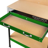 Верстат слюсарний металевий (800х400х1400мм) Rockforce RF-WT00301