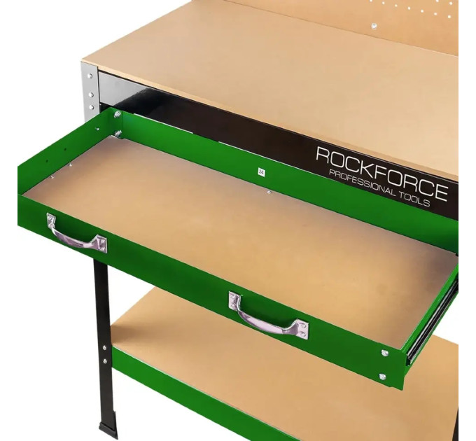 Верстат слюсарний металевий (800х400х1400мм) Rockforce RF-WT00301