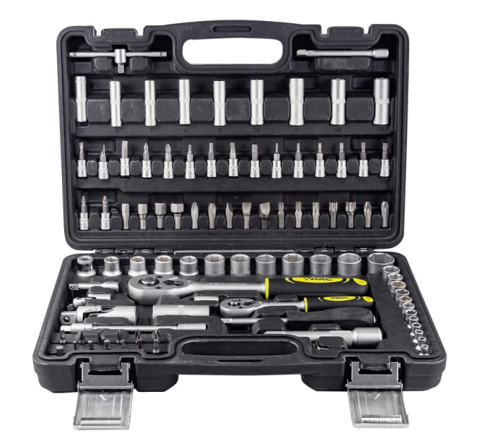 Набір інструментів 94пр. 1/4", 1/2" (6гр.) (4-22мм) WT-4941-5EURO