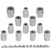 Набор головок 1/2" 12 пр. (6гр. – 10-19, 22, 24мм) на планке ROCKFORCE RF-4121-5