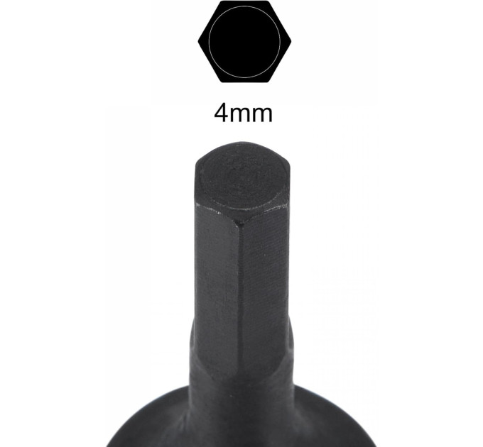 Головка 1/4" з насадкою Hex 4мм ударна F-2243204