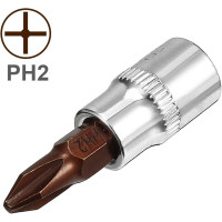 Головка 1/4" с насадкой Philips PH2 Forsage F-321322 Premium