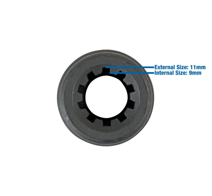 Головка для суппорта 9мм, 3/8 (PORSCHE, AUDI Q7, VW Touareg) ROCKFORCE RF-9B0402