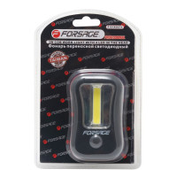 Фонарь переносной светодиодный в комплекте с батарейками (торцевой свет 4LED, боковой свет CUB, 3x