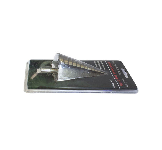 Свердло ступеневе HSS4241 (5-65мм) в блістері ROCKFORCE RF-44742A