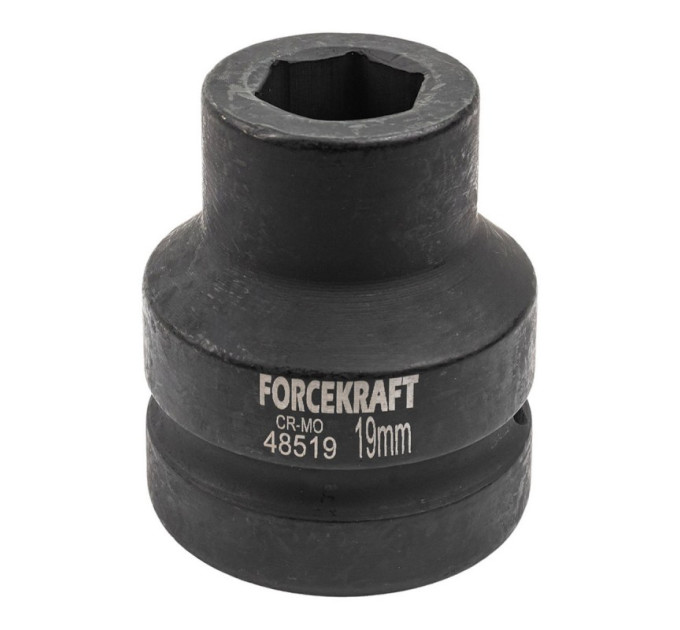 Головка ударна 1" 6гр. 19мм FORCEKRAFT FK-48519