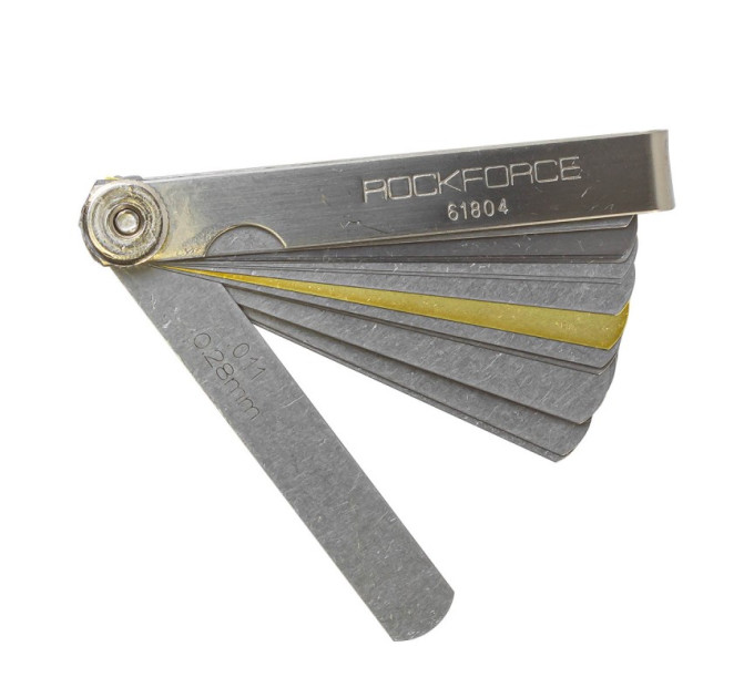 Набір щупів 32пр. (0.04-0.88мм), у чохлі ROCKFORCE RF-61804