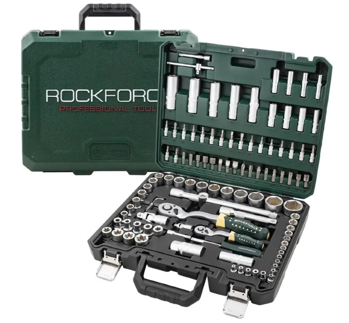 Набір інструментів 108пр. 1/4", 1/2" (6гр.) Rockforce RF-41082-5W