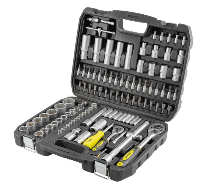 Набір інструментів 108 предметів 1/2", 1/4" (6гр.) WMC TOOLS 41082-5