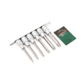 Набір головок-біт 6пр. 1/2" Torx 6-променевих (Т30, Т40, Т45, Т50, Т55, Т60, L-100мм) на планці ROCKFORCE RF-40913L