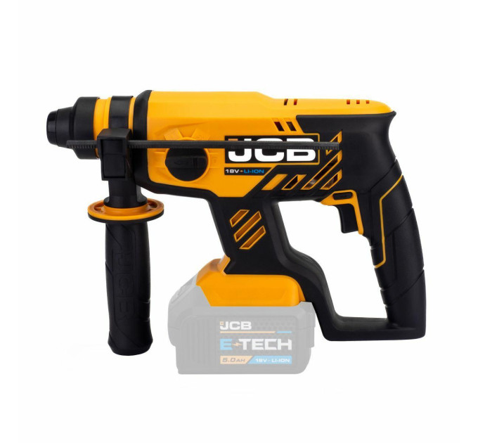Перфоратор акумуляторний (18V, 0-4500 об/хв, 1.7J), без акумулятора JCB-18BLRH-B