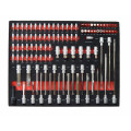 Набір біт і головок-біт 101пр.1/4",5/16", 1/2" (PH, PZ, SL, TORX, TORX з отвором, HEX, SPLINE) (ложемент)