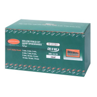 Набор пробойников, 12 предметов(3-10, 12, 14, 16, 19мм), на полотне ROCKFORCE RF-31291