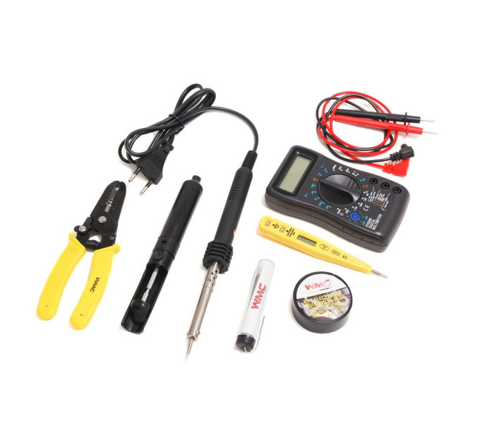 Набір інструментів 34 предмети для електрика WMC TOOLS 1034