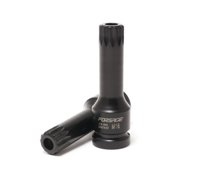 Головка 1/2" с насадкой Spline M5 с ударным отверстием Forsage F-24807805T