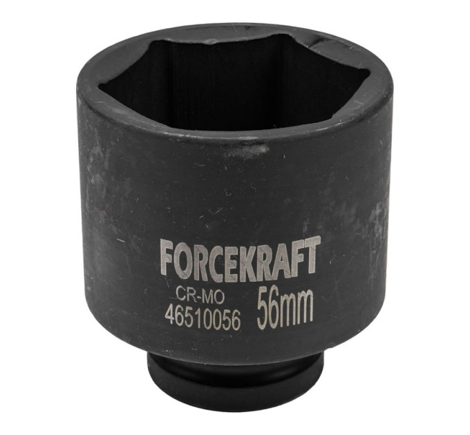 Головка ударная глубокая 56 мм (6-гранная), 3/4" FORCEKRAFT FK-46510056