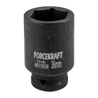 Головка ударная глубокая 3/4" 6гр. 36мм FORCEKRAFT FK-46510036 Головка ударная глубокая 3/4" 6гр. 36мм FORCEKRAFT FK-46510036