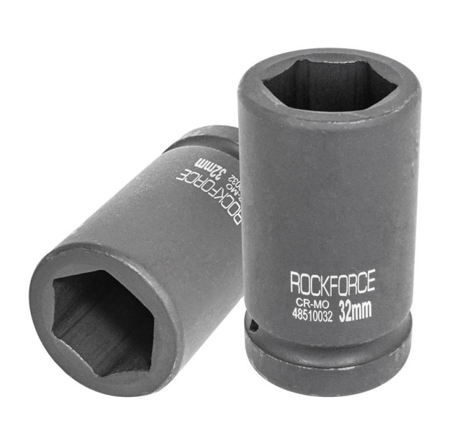 Головка ударная глубокая 1'' 6-гранная 21мм Rockforce RF-48510021