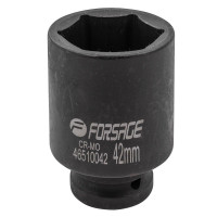 Головка ударная глубокая 3/4" 6-гранная 42мм. Forsage F-46510042 Головка ударная глубокая 3/4" 6-гранная 42мм. Forsage F-46510042