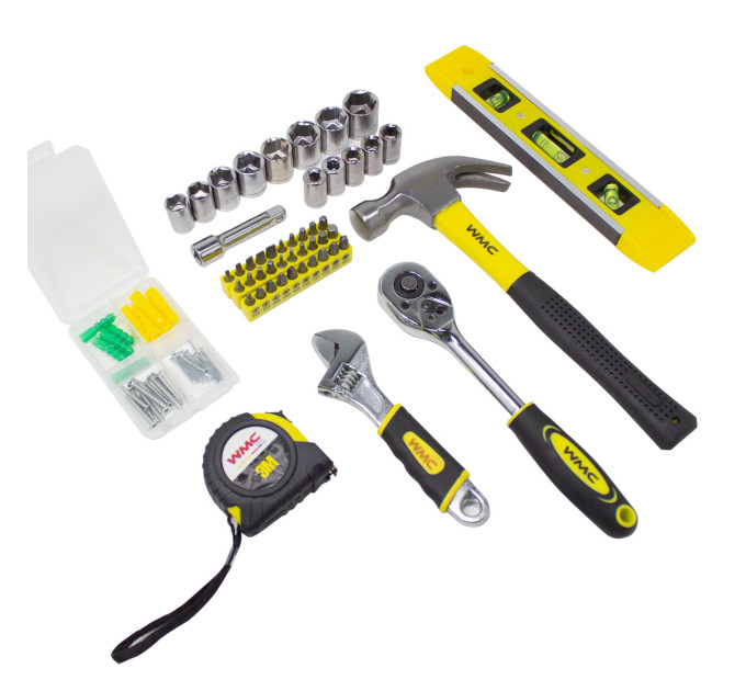 Набір інструментів 108пр. 1/4'', 3/8'' (6гр.) (4-19мм) WMC TOOLS 30108