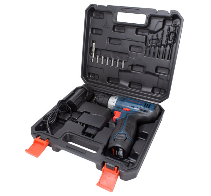 Шуруповерт аккумуляторный 12V,1.3Ah патрон 0,8-10мм Forsage F-BT-CD11-A1 12V