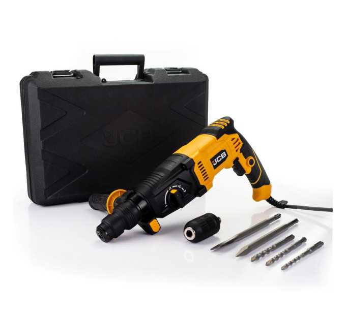 Перфоратор електричний (1050W, 0-4800об/хв, 3,5J) JCB-RH1050-E